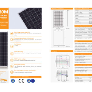 Alternative view of Tấm pin mặt trời Sunergy DOU 60M 280W–310W